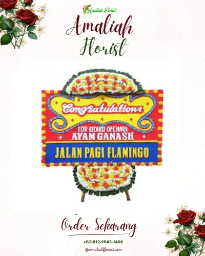 Bunga Papan Congratulation di Jerukwudel